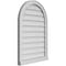 Ekena Millwork Round Top Surface Mount PVC Gable Vent w/ 2"W x 2"P Brickmould Sill Frame, 22"W x 32"H GVPRT22X3203SN - alternate 2